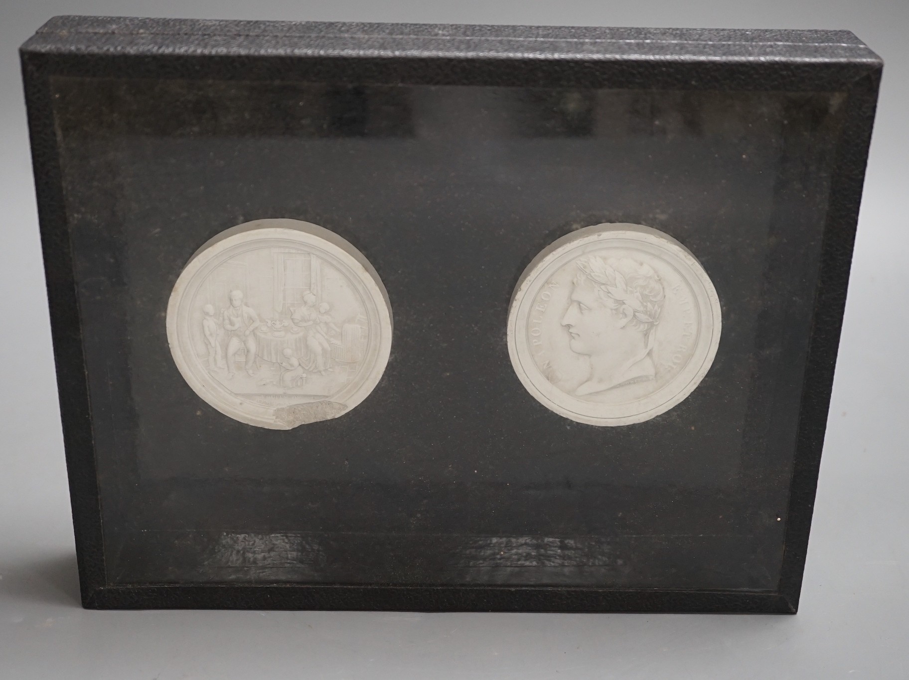 Four cases of neoclassical plaster reliefs (13)